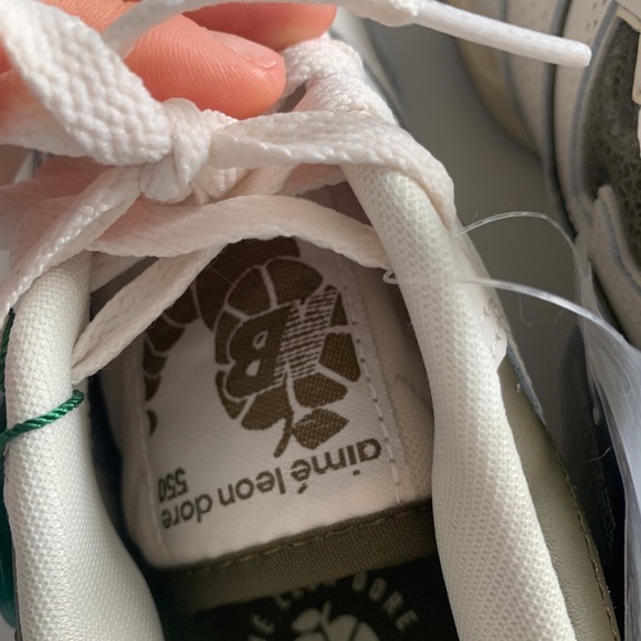 Aime Leon dore x new balance 550 in olive green (5M/6.5W). Worn twice - Picture 10 of 10